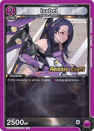 Image of Isabel (038) (UE14BT/NIK-1-038) - UE14BT GODDESS OF VICTORY NIKKE Release Event Cards