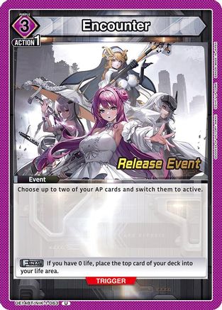 Image of Encounter (063) (UE14BT/NIK-1-063) - UE14BT GODDESS OF VICTORY NIKKE Release Event Cards