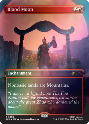 Image of Blood Moon (Rainbow Foil) (SLD-2288) - Secret Lair Drop Series Foil