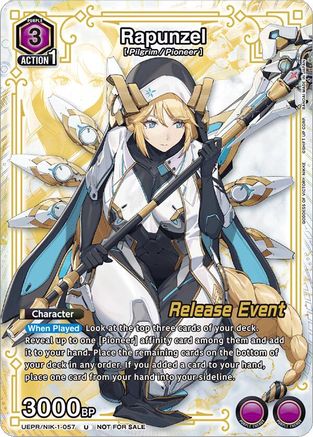 Image of Rapunzel (Release Event Participation) (UEPR/NIK-1-057) - UE14BT GODDESS OF VICTORY NIKKE Release Event Cards