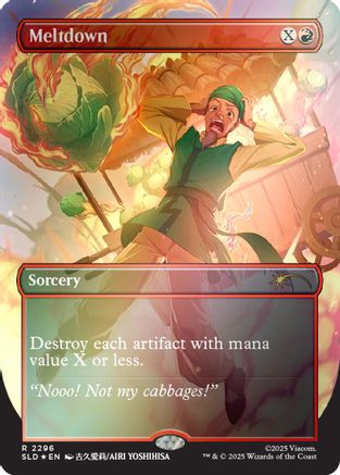 Image of Meltdown (Rainbow Foil) (SLD-2296) - Secret Lair Drop Series Foil