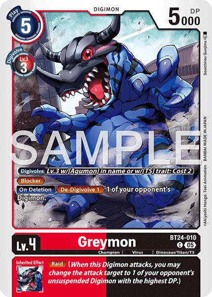 Image of Greymon [BT24-010] [Time Stranger]
