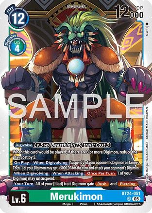 Image of Merukimon [BT24-051] [Time Stranger]