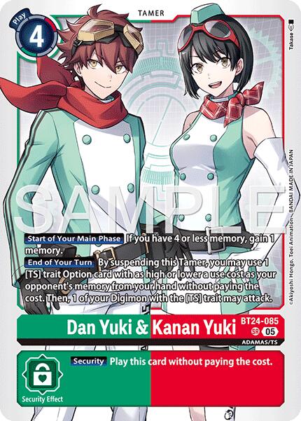 Image of Dan Yuki & Kanan Yuki [BT24-085] [Time Stranger]