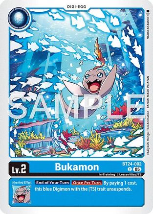 Image of Bukamon [BT24-002] [Time Stranger]