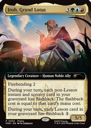 Image of Iroh, Grand Lotus (Extended Art) [Avatar: The Last Airbender Promos]