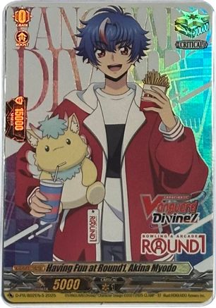 Image of Having Fun at Round1, Akina Myodo (Foil) (D-PR/802EN-S) [D Promo Cards]