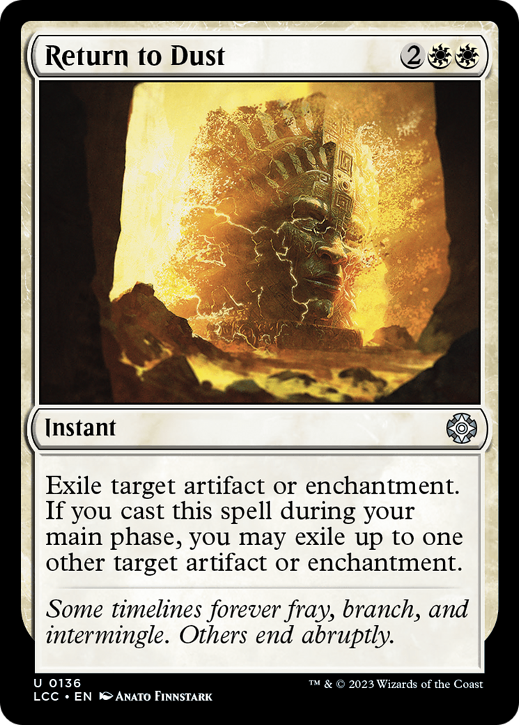 Image of Return to Dust [The Lost Caverns of Ixalan Commander]
