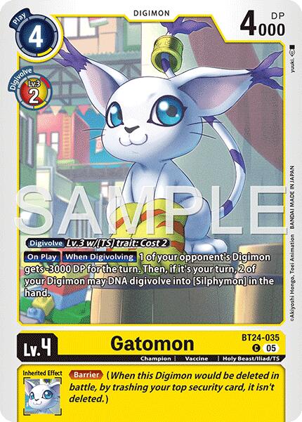 Image of Gatomon [BT24-035] [Time Stranger]
