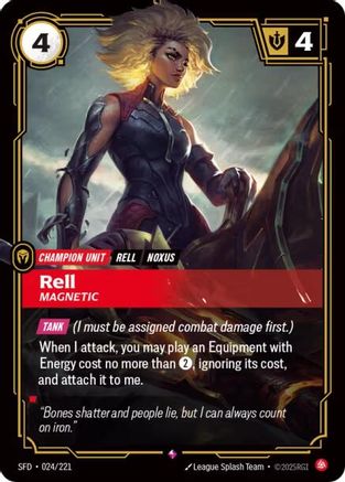 Image of Rell - Magnetic (024/221) - Spiritforged Foil