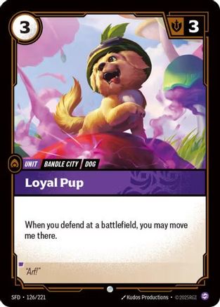 Image of Loyal Pup (126/221) - Spiritforged