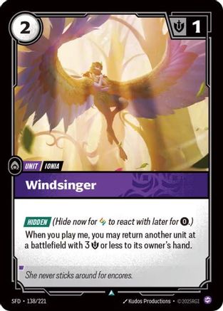 Image of Windsinger (138/221) - Spiritforged Foil