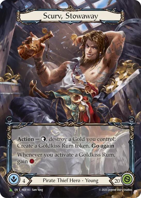 Image of Scurv, Stowaway [HER143] (Promo)  Cold Foil