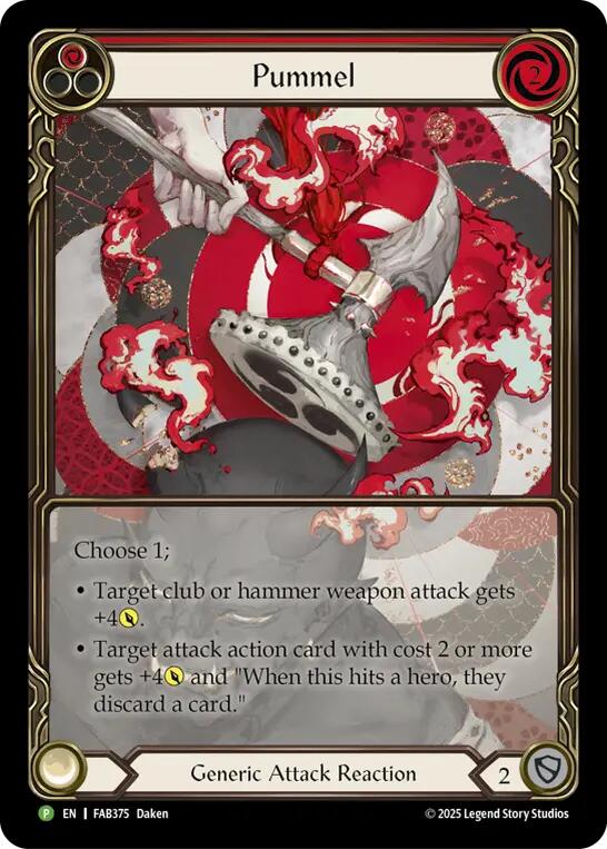 Image of Pummel [FAB375] (Promo)  Rainbow Foil