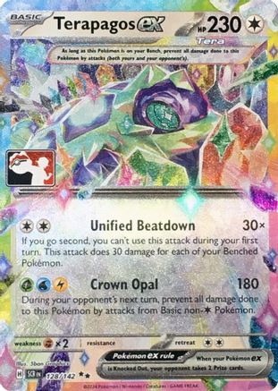 Image of Terapagos ex (128/142) (Series 7) [Prize Pack Series Seven]
