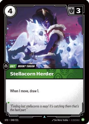 Image of Stellacorn Herder (048/221) - Spiritforged Foil