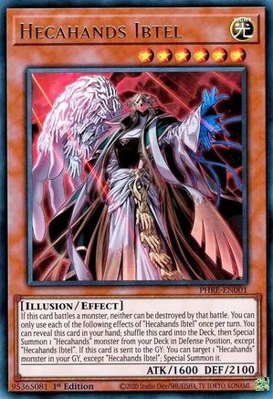 Image of Hecahands Ibtel [PHRE-EN001] Ultra Rare