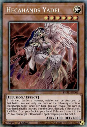 Image of Hecahands Yadel (CR) [PHRE-EN002] Collector Rare