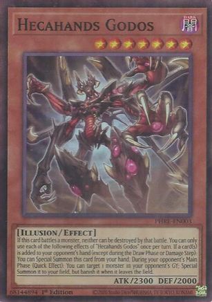 Image of Hecahands Godos (Super Rare) [PHRE-EN003] Super Rare