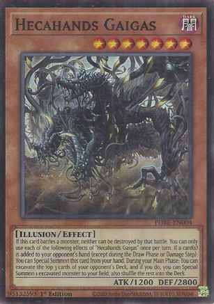 Image of Hecahands Gaigas (Super Rare) [PHRE-EN004] Super Rare