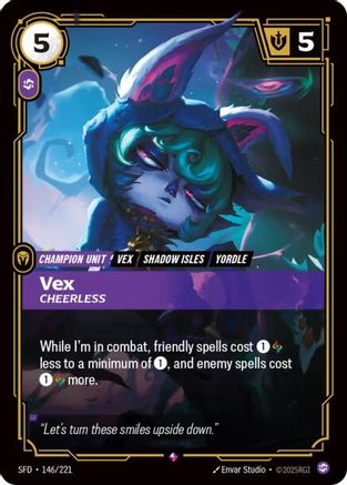Image of Vex - Cheerless (146/221) - Spiritforged Foil