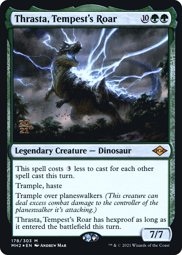 Image of Thrasta, Tempest's Roar [Modern Horizons 2 Prerelease Promos]