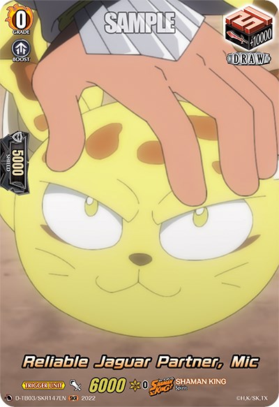 Image of Reliable Jaguar Partner, Mic (D-TB03/SKR147EN) [Shaman King]