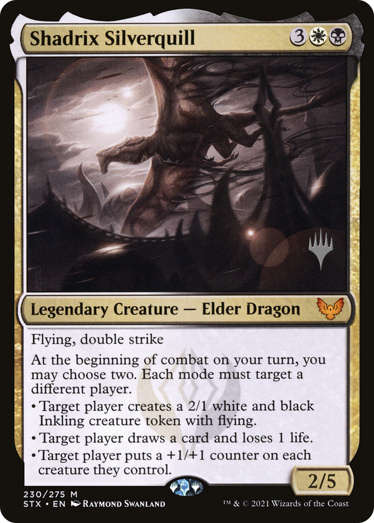 Image of Shadrix Silverquill (Promo Pack) [Strixhaven: School of Mages Promos]