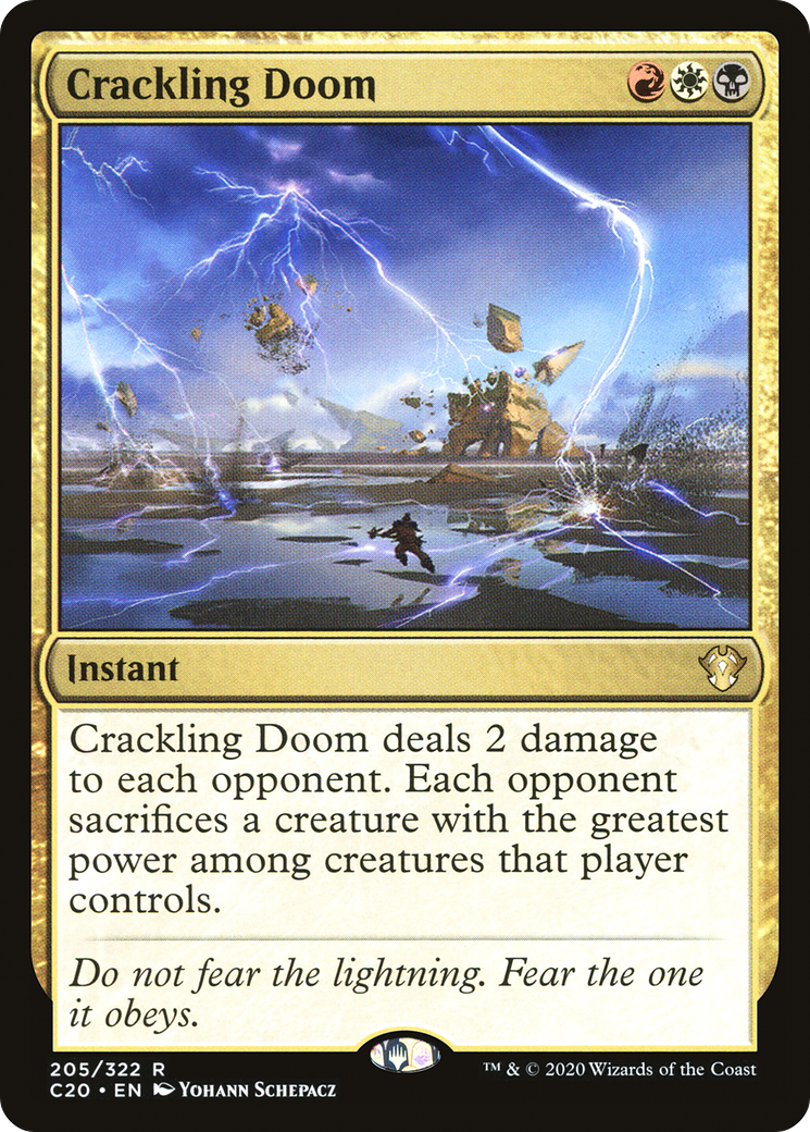 Image of Crackling Doom [Commander 2020]