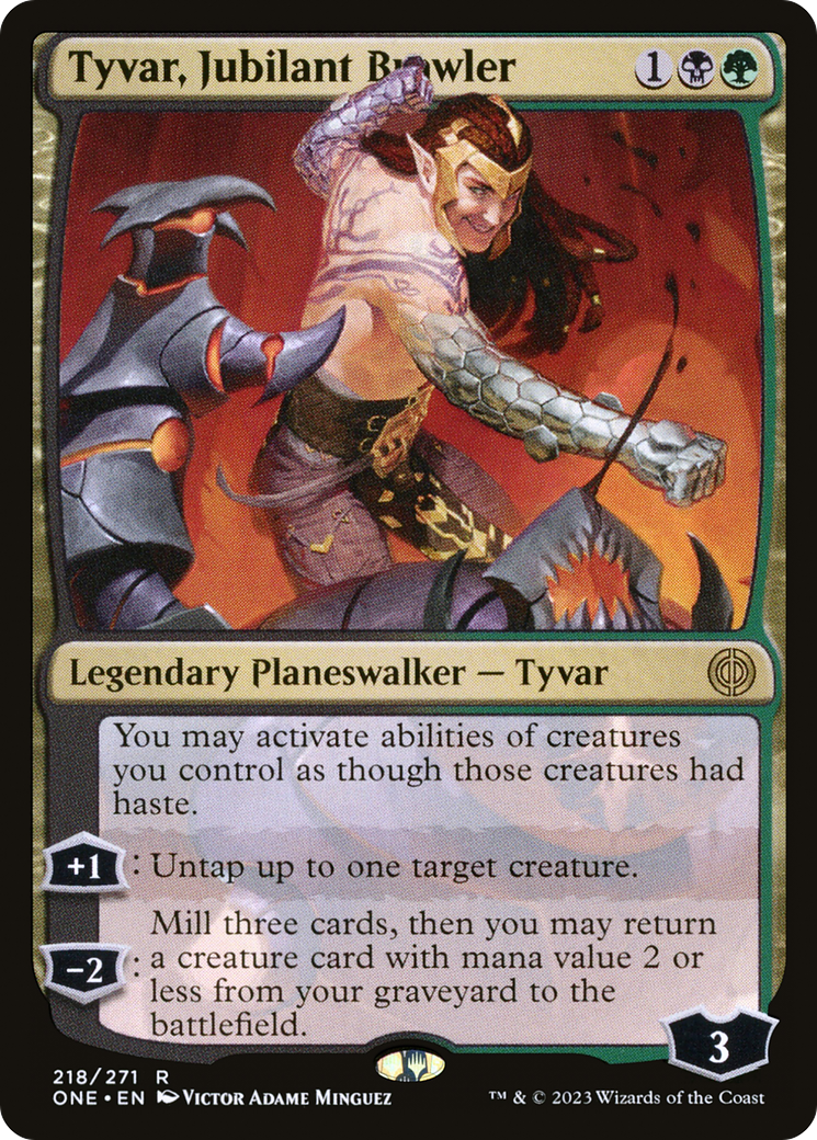 Image of Tyvar, Jubilant Brawler [Phyrexia: All Will Be One]