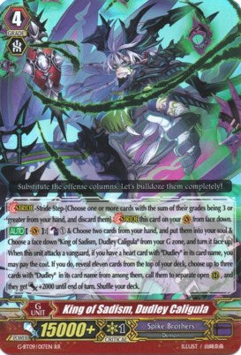 Image of King of Sadism, Dudley Caligula (G-BT09/017EN) [Divine Dragon Caper]