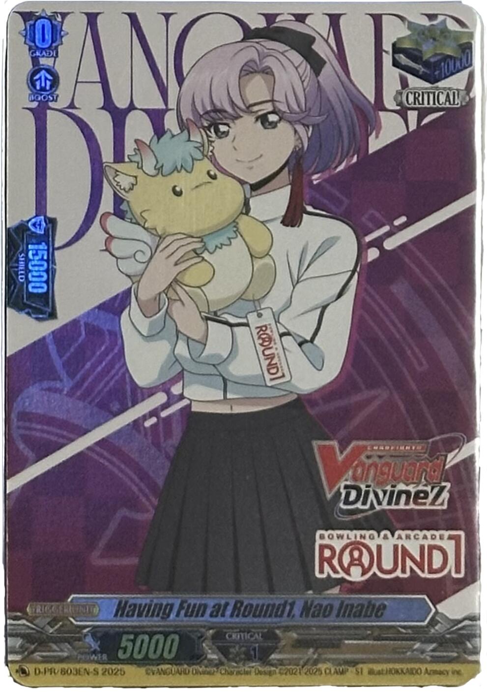 Image of Having Fun at Round1, Nao Inabe (Foil) (D-PR/803EN-S) [D Promo Cards]