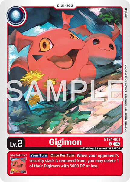 Image of Gigimon [BT24-001] [Time Stranger]