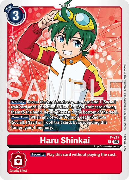 Image of Haru Shinkai [P-217] (Official Store Tournament 2026 Vol. 1) [Promotional Cards]