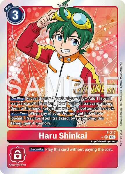 Image of Haru Shinkai [P-217] (Official Store Tournament 2026 Vol. 1 Winner) [Promotional Cards]