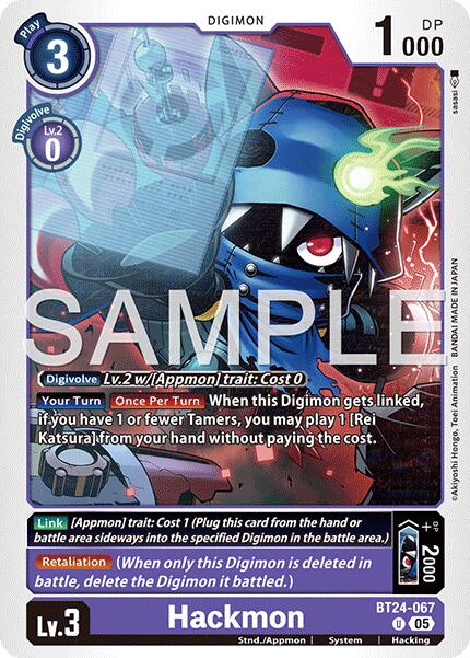 Image of Hackmon [BT24-067] [Time Stranger]