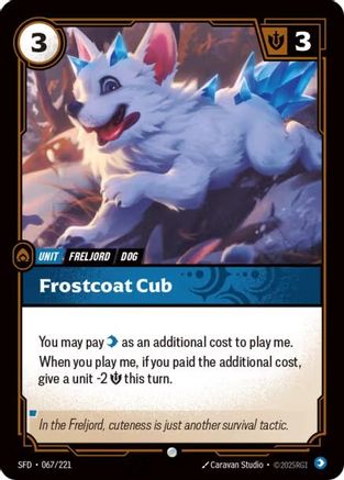 Image of Frostcoat Pup (067/221) - Spiritforged