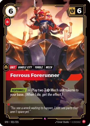 Image of Ferrous Forerunner (021/221) - Spiritforged Foil