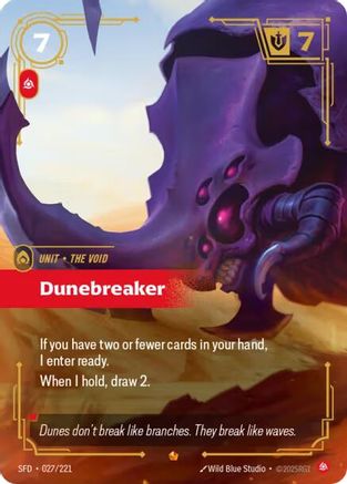 Image of Dunebreaker (027/221) - Spiritforged Foil