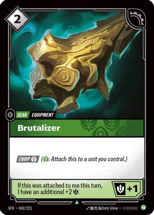 Image of Brutalizer (042/221) - Spiritforged Foil