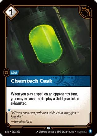 Image of Chemtech Cask (063/221) - Spiritforged