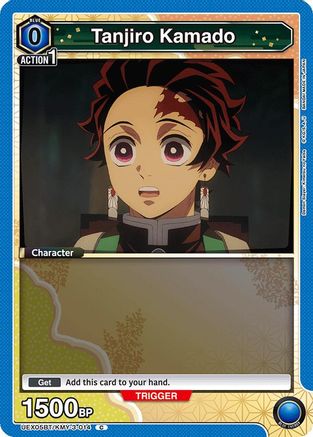 Image of Tanjiro Kamado (014) (Box Topper Foil) (UEX05BT/KMY-3-014) - UEX05BT Demon Slayer Kimetsu no Yaiba Vol2 Foil