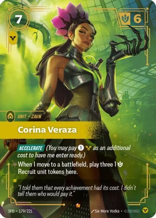 Image of Corina Veraza (179/221) - Spiritforged Foil