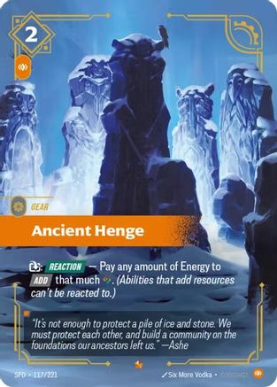 Image of Ancient Henge (117/221) - Spiritforged Foil