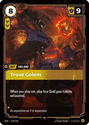 Image of Trove Golem (174/221) - Spiritforged Foil