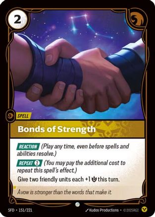 Image of Bonds of Strength (151/221) - Spiritforged Foil