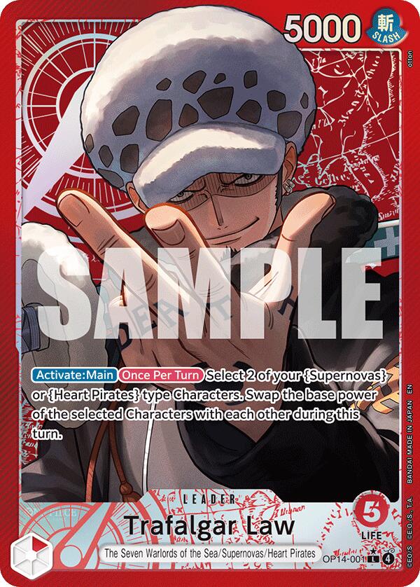 Image of Trafalgar Law (Alternate Art) [The Azure Sea's Seven]