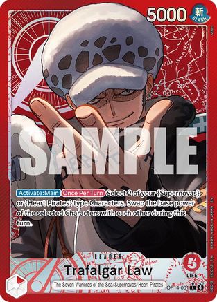 Image of Trafalgar Law (Alternate Art) [The Azure Sea's Seven]