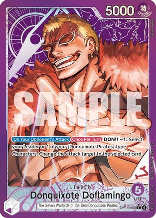 Image of Donquixhote Doflamingo (Alternate Art) [The Azure Sea's Seven]