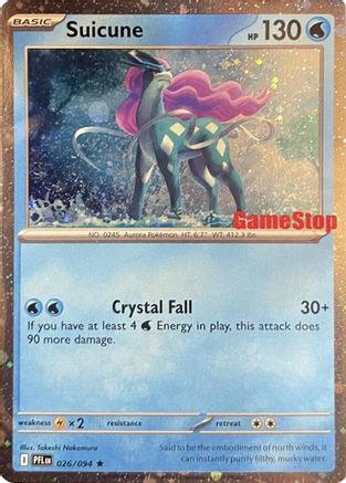 Image of Suicune (024/131) (Cosmos Holo) (GameStop Exclusive) [Miscellaneous Cards]